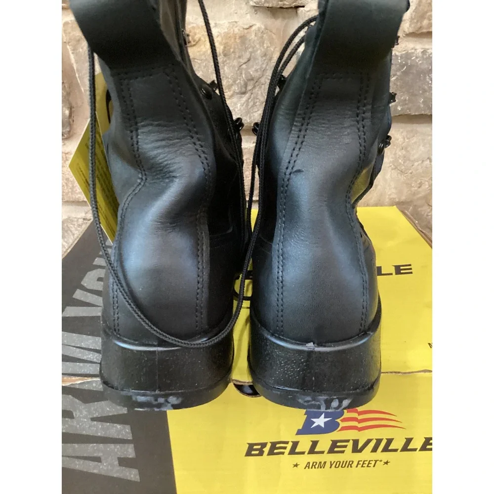 Belleville 800ST Mens Size 9.5 R Black Waterproof Steel Toe FLT Flight Deck Boot